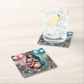 Magisch Baby shower | genderonthulling Kartonnen Onderzetters (Insitu)