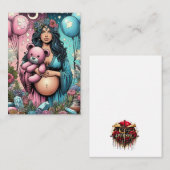 Magisch Baby shower | genderonthulling Notitiekaartje (Voorkant / Achterkant)