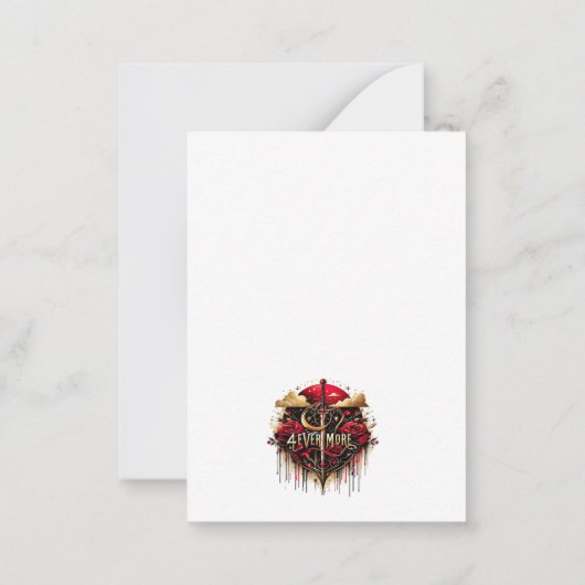 Magisch Baby shower | genderonthulling Notitiekaartje (Achterkant)