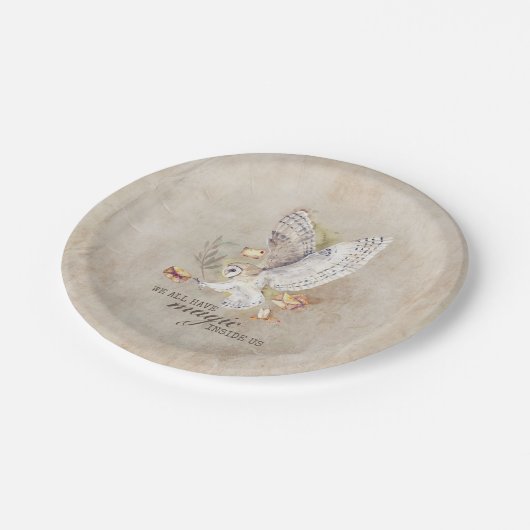 Magisch Baby shower of Verjaardag Papieren Bordje (Gekanteld)