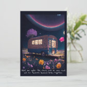 Magisch bandig boekje Wenskaart (Staand voorkant)