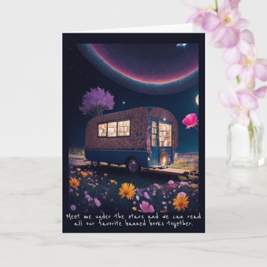 Magisch Banque Bookmobile Kaart (Orchidee)