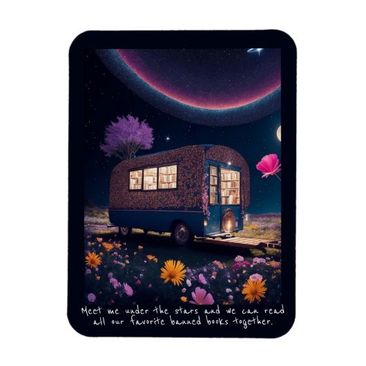 Magisch Banque Bookmobile Magneet (Verticaal)