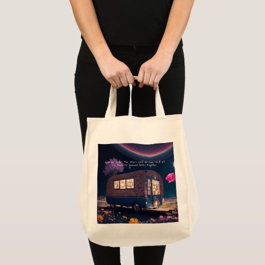 Magisch Banque Bookmobile Tote Bag (Voorkant (product))