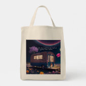 Magisch Banque Bookmobile Tote Bag (Achterkant)