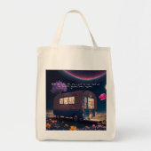 Magisch Banque Bookmobile Tote Bag (Voorkant)