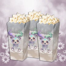 Magisch beren welp in pastel glitter.