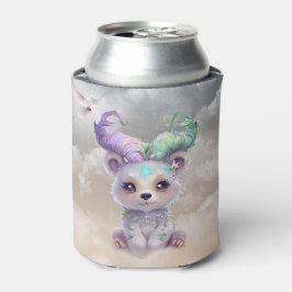 Magisch beren welp in pastel glitter. blikjeskoeler