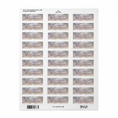 Magisch beren welp in pastel glitter. etiket (Full Sheet)