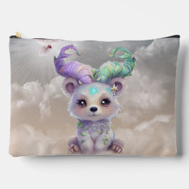 Magisch beren welp in pastel glitter. etui