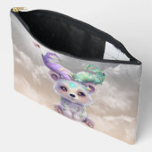Magisch beren welp in pastel glitter. etui (Open)