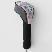 Magisch beren welp in pastel glitter. golfheadcover (Schuin)