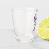 Magisch beren welp in pastel glitter. shot glas (Links)