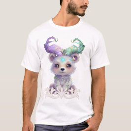 Magisch beren welp in pastel glitter. t-shirt
