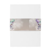 Magisch beren welp in pastel glitter. uitnodigingen wikkel (Achterkant Voorbeeld)