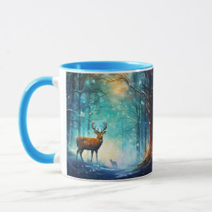 Magisch Besneeuwd Bos Kunst-82109 Mok