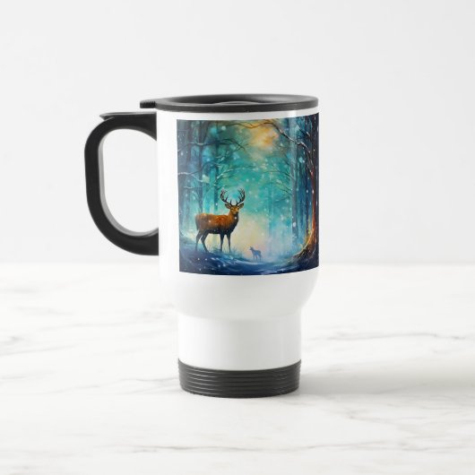 Magisch Besneeuwd Bos Kunst-82109 Reisbeker (Links)
