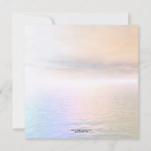 Magisch betoverd kerstfeest Open Huis Kaart (Achterkant)