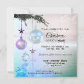 Magisch betoverd kerstfeest Open Huis Kaart (Voorkant)