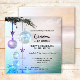 Magisch betoverd kerstfeest Open Huis Kaart