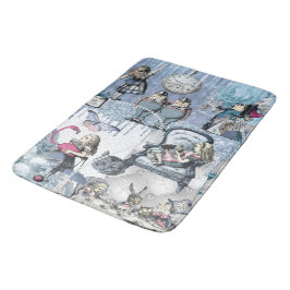 Magisch blauw ijs Alice in Wonderland Badmat