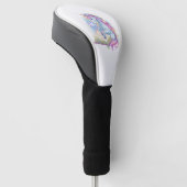 Magisch Boek Eenhoorn (1) Golfheadcover (Schuin)