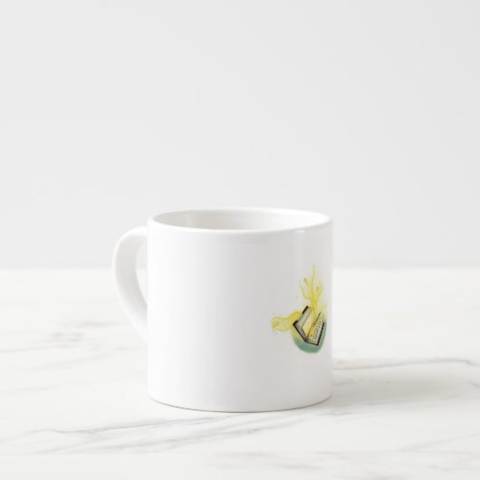 Magisch boek espresso kop (Links)