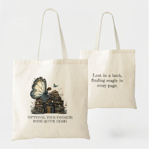 Magisch boek Fairy Canvas tas