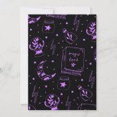 Magisch boek heks kaart (Achterkant)