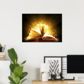 Magisch boek poster (Thuiskantoor)