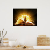Magisch boek poster (Keuken)