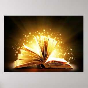 Magisch boek poster