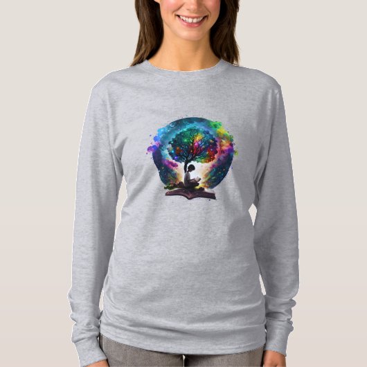 Magisch boek t-shirt (Voorkant)