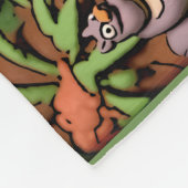 Magisch Bos - Bosdieren Fleece Deken (Hoek)