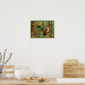 Magisch Bos - Bosdieren Poster (Keuken)