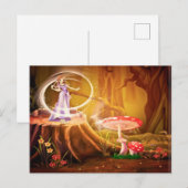 Magisch bos briefkaart (Voorkant / Achterkant)