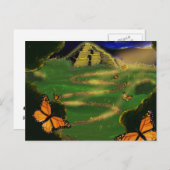 Magisch bos briefkaart (Voorkant / Achterkant)