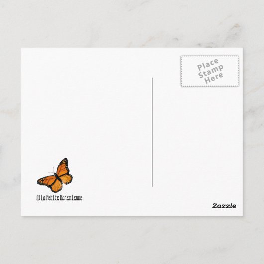 Magisch bos briefkaart (Achterkant)