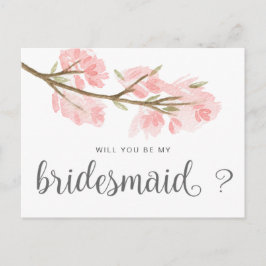 Magisch bos | Briefkaart van Bridesmaid