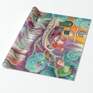 Magisch bos cadeaupapier