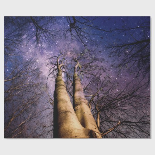 Magisch bos cadeaupapier (Vlak)