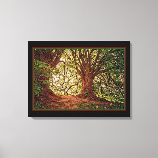 Magisch bos canvasprint canvas afdruk (Voorkant)