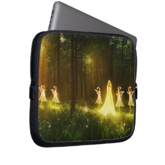Magisch bos | Elf en Fairies | Fantastische Natuur Laptop Sleeve