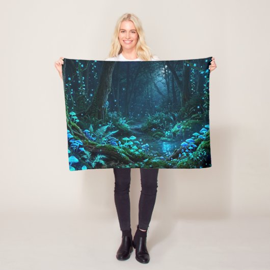 Magisch bos fleece deken (In situ)