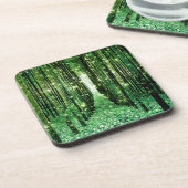Magisch bos groen mysterie drankjes onderzetter (Linkerzijde)