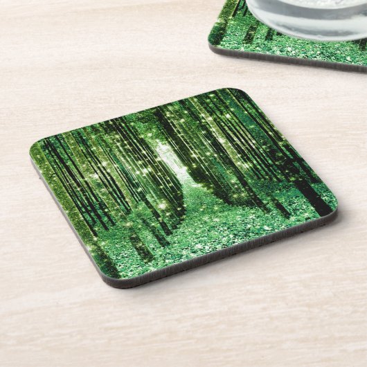 Magisch bos groen mysterie drankjes onderzetter (Linkerzijde)