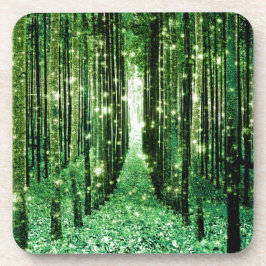 Magisch bos groen mysterie drankjes onderzetter
