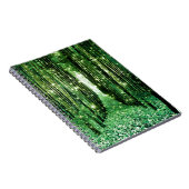 Magisch bos groen mysterie notitieboek (Rechterzijde)