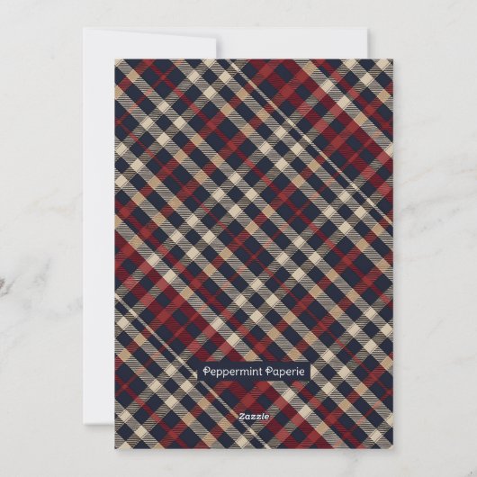 Magisch bos Jolly Christmas Wishes Bichon Frise Feestdagenkaart (Achterkant)