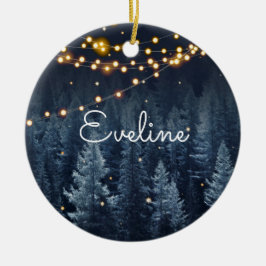 Magisch bos keramisch ornament